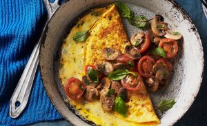 Mushroom And Tomato Omelette 3 Mushroom And Tomato Omelette 3